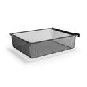 Offenes Korbregal, 8× orb mit feinem Gitter, TYP VIII, 600 × 460 × 2020 mm, schwarz