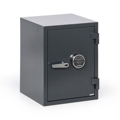 Ohnivzdorný nábytkový trezor s elektronickým zámkem, třída S2, 580 x 440 x 435 mm