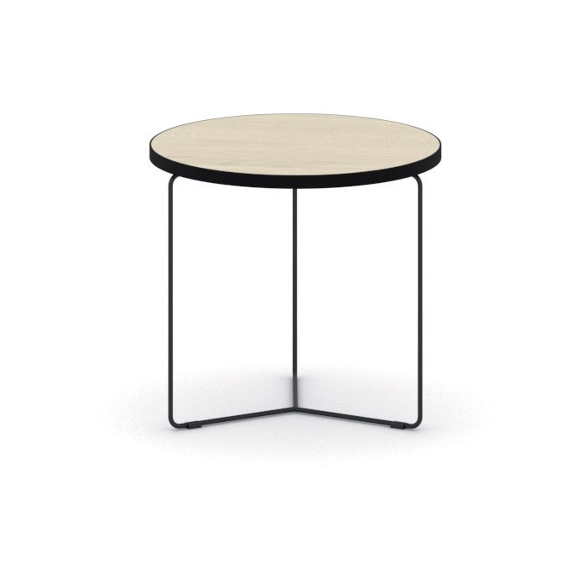 Okrúhly konferenčný stôl TENDER, výška 48 cm