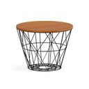 Okrúhly konferenčný stolík STILO, priemer 60 cm, čerešňa