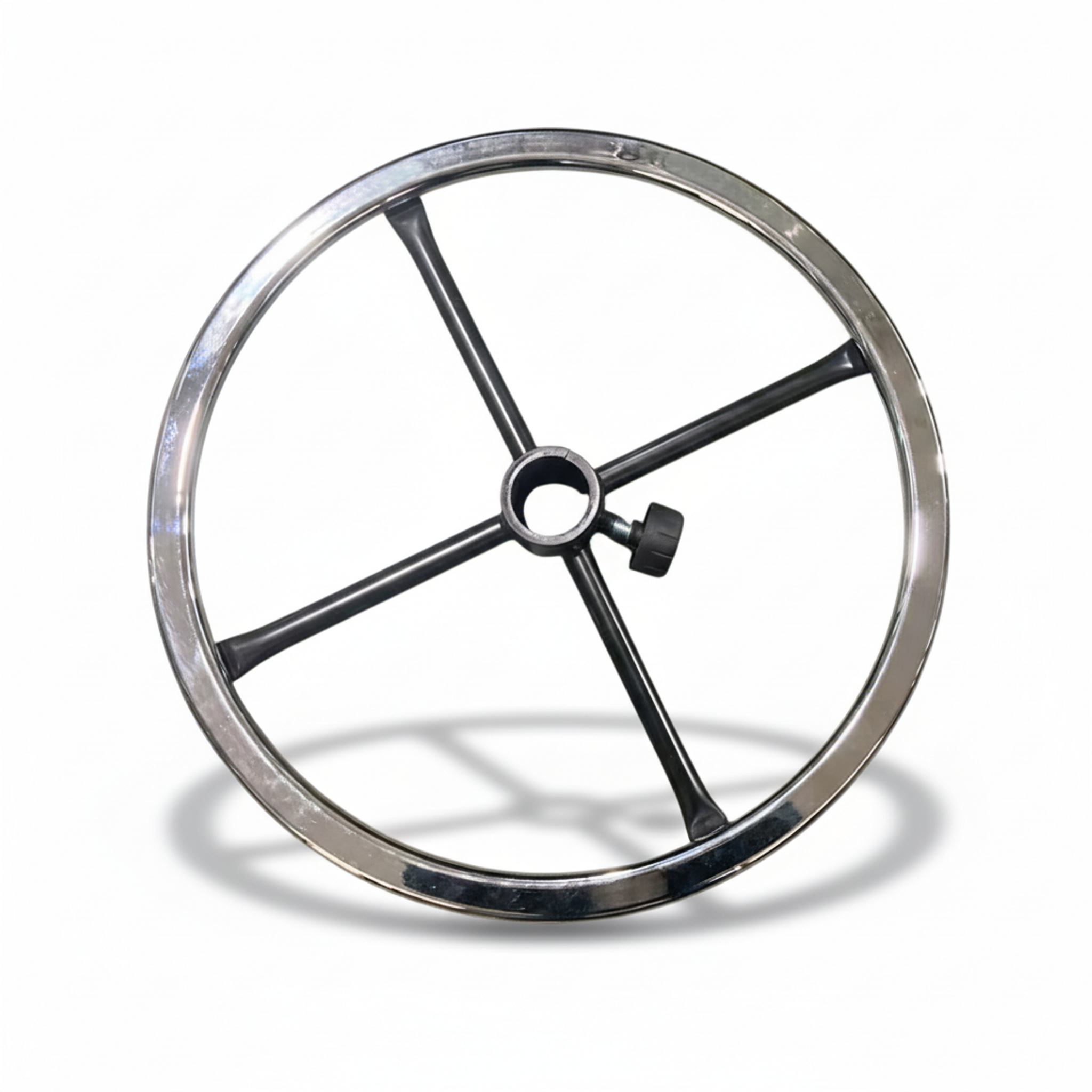 Opěrný kruh, pro pracovní židle, ocel chrom, 460 mm