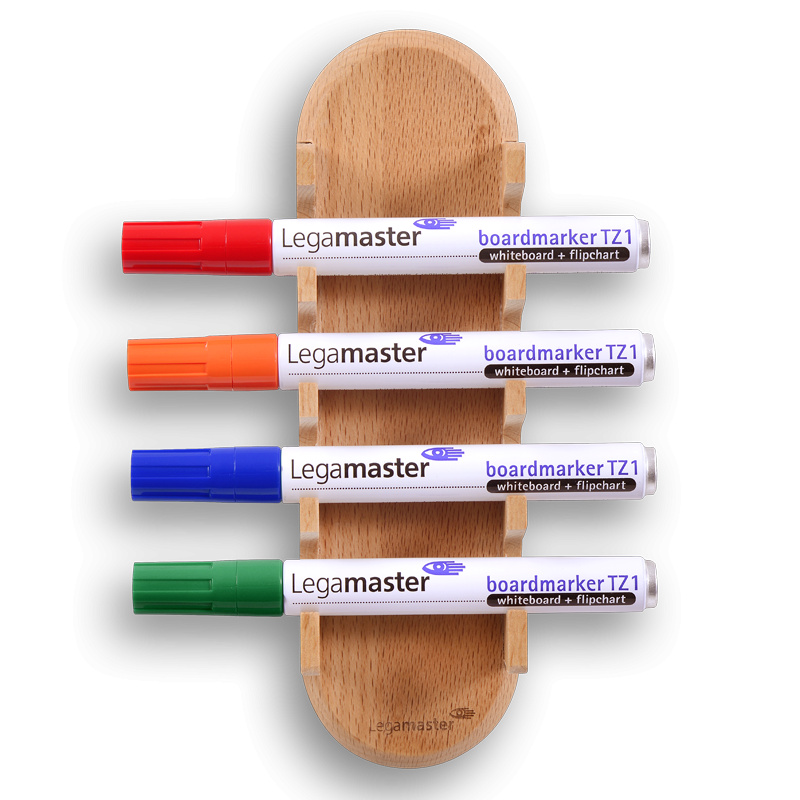 Magnethalter aus Holz für 4 Stifte für die Tafel