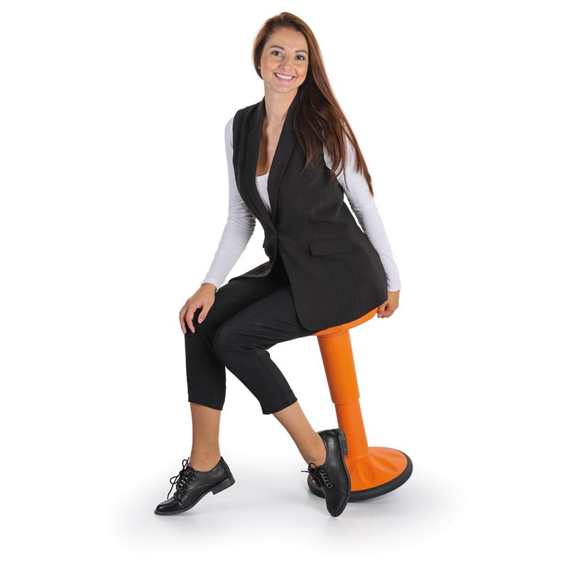 B2B Partner Orthopädischer Bürohocker, Stehhilfe TIC, weiß 2