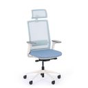 Orthopädischer Bürostuhl BALANCEA, blau