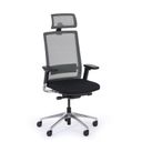 Orthopädischer Bürostuhl BALANCEA, schwarz/grau
