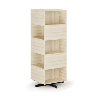 Otočný regál, 680×680×1932 mm, 5 oddílů, dub přírodní
