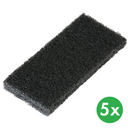 Pady na drhnutí podlah a povrchů, 25 x 11,2 cm, vysoká tvrdost (5 ks)