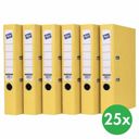 Pákový zakladač, polypropylénové steny, chrbát 5 cm, žltá