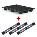 Paleta plastikowa PICK 10, 1200 x 1000 mm, z płozami