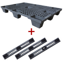 Paleta plastikowa PICK 8+TR, 1200 x 800, z płozami