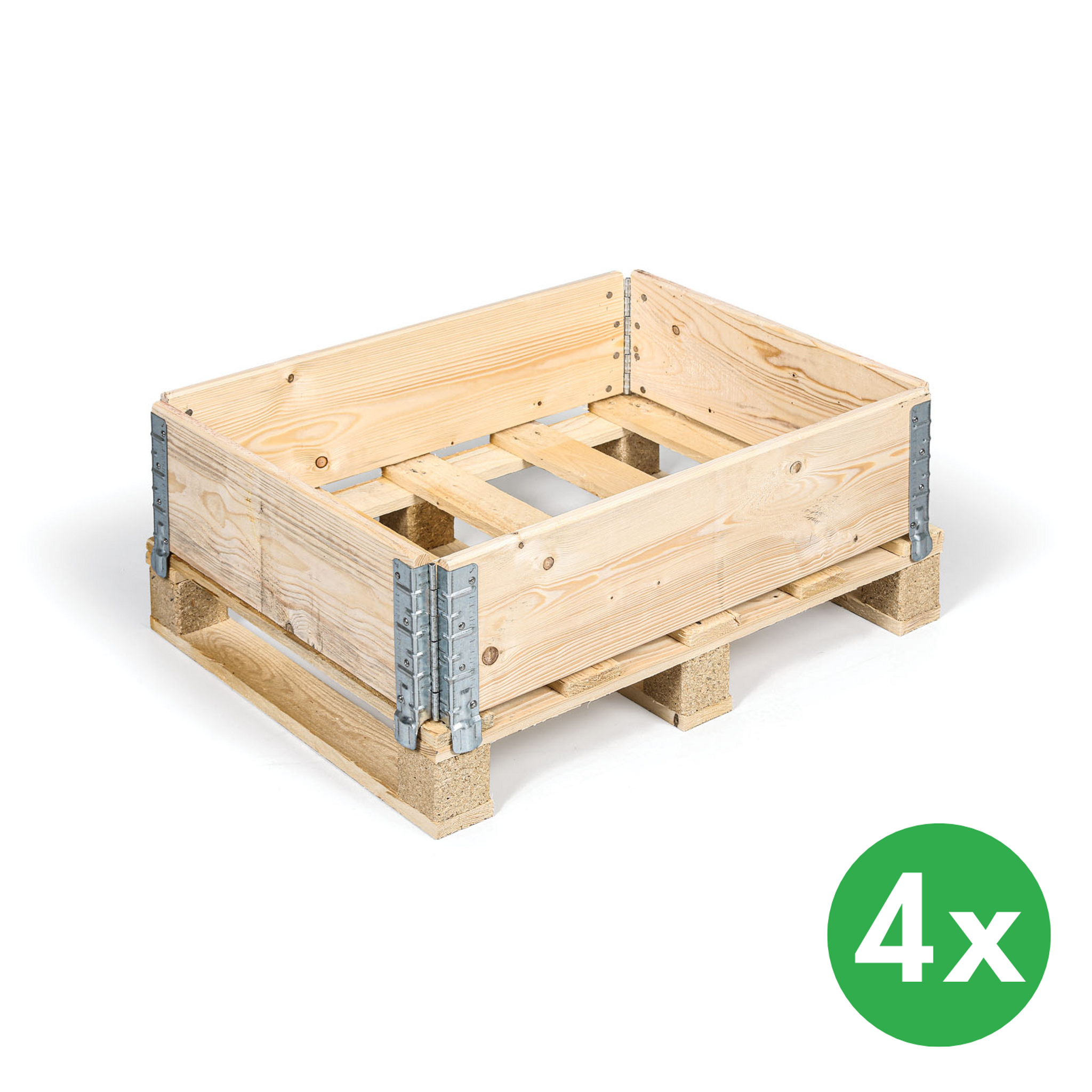 Palettenaufsatz aus Holz, 800 x 600 mm