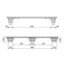 Palety INKA 1200 x 800 x 120 mm, 250 kg, 5 ks