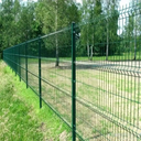 Panel ogrodzeniowy 3D, drut 5 mm, wysokość 180 cm, długość 240 cm, ocynkowany + farba zielona