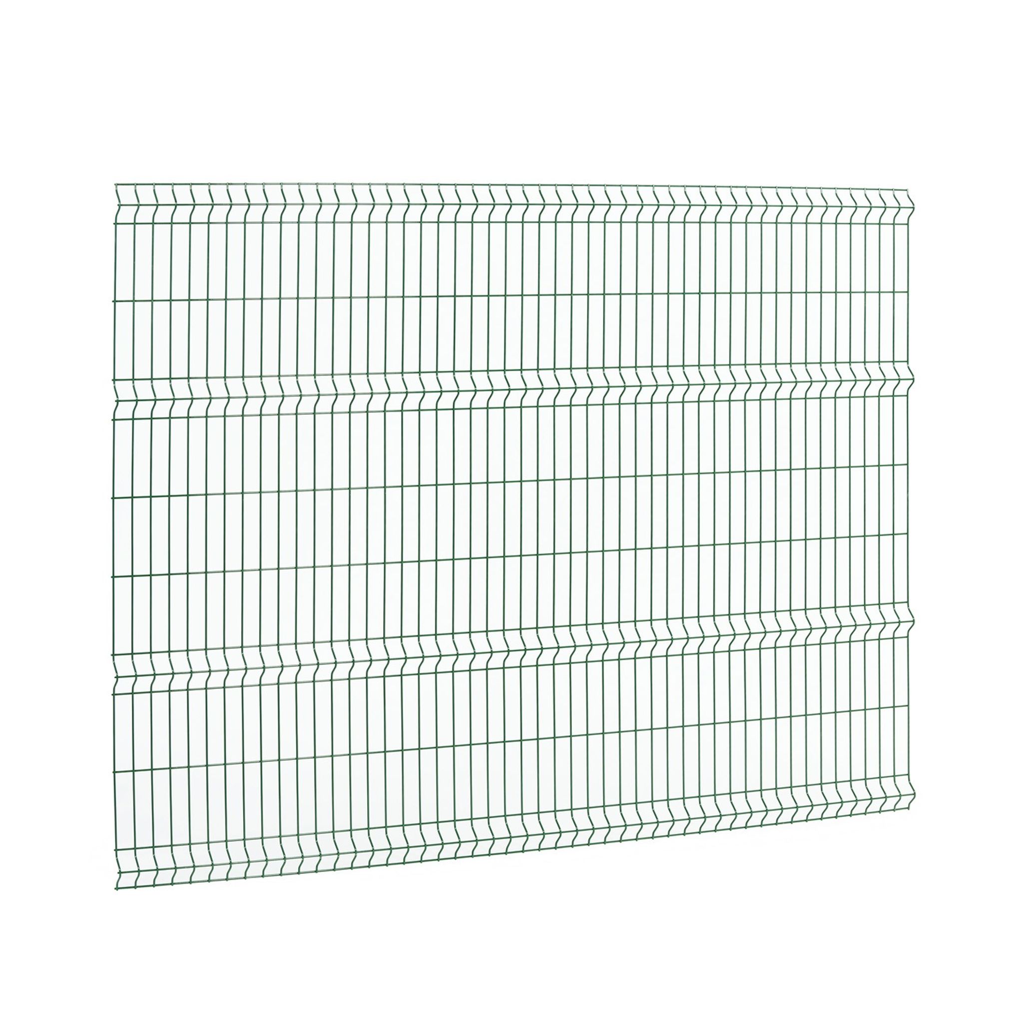 Panel ogrodzeniowy 3D, drut 5 mm, wysokość 180 cm, długość 240 cm, ocynkowany + farba zielona