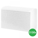 Papierhandtücher MERIDA-TOP SLIM, 100% Zellulose, 2-lagig 3150 Stk. (18x175 Stück)