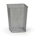 Papierkorb, Draht, 12 L, silberfarben