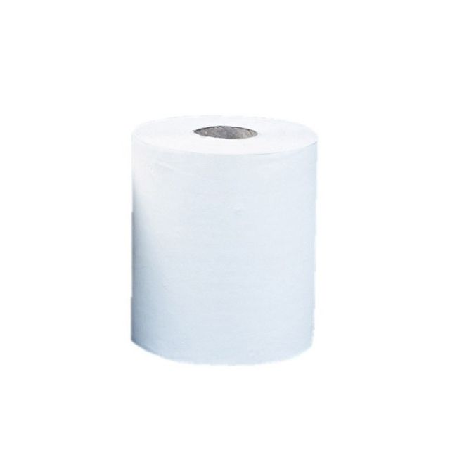 Papierové uteráky dvojvrstvové v rolke MAXI, biele, 6 ks