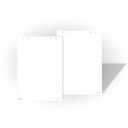 Papírové bloky pro flipchart tabule, balení 5x 25 listů, bílá
