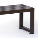 Parkbank ALURA, 1500 mm, braun