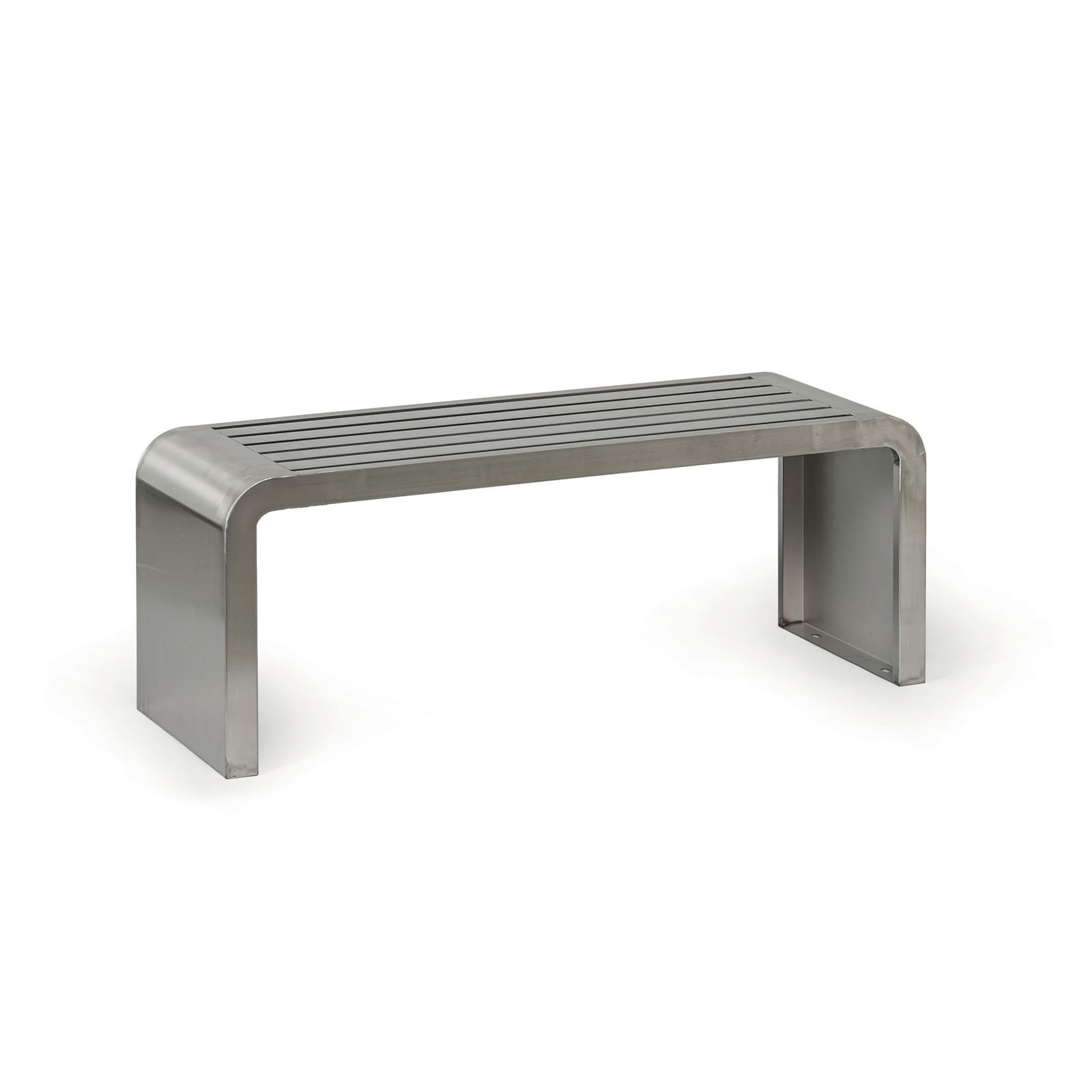 Parkbank RESTO, 1200 mm, Edelstahl