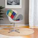 Patchwork-Drehsessel WING II