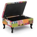 Patchwork Fußhocker, Taburet RELAX