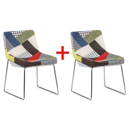Patchwork-Stuhl SINGLE 1+1 GRATIS