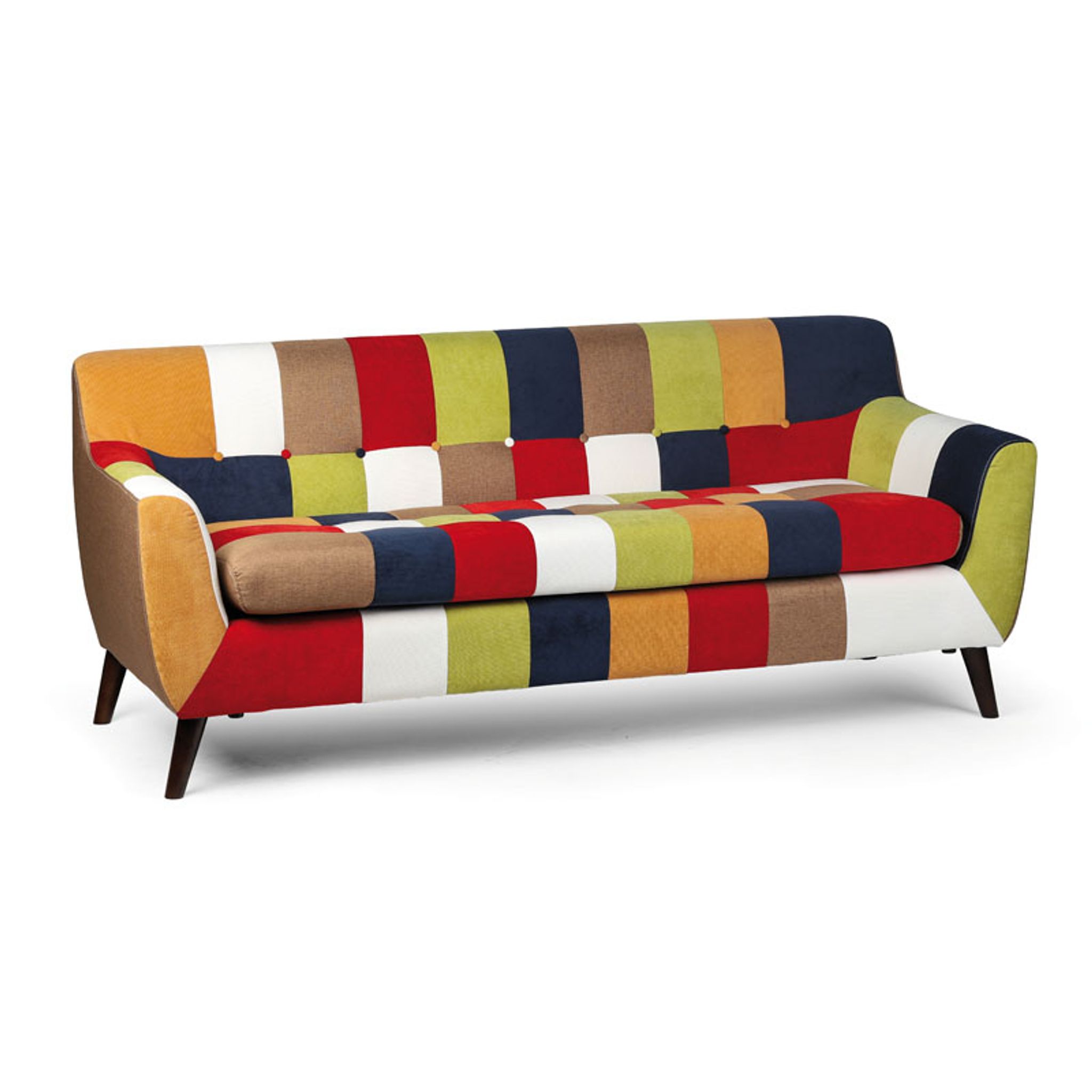 Patchworksofa FIESTA, 3 Sitze