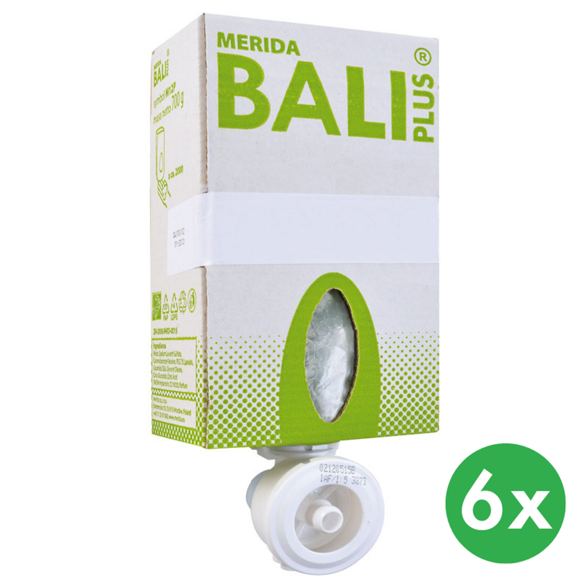 Pěnové mýdlo BALI PLUS, balení 6x 700 ml