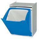 Plastik Mülleimer für Mülltrennung, 20 L, blau