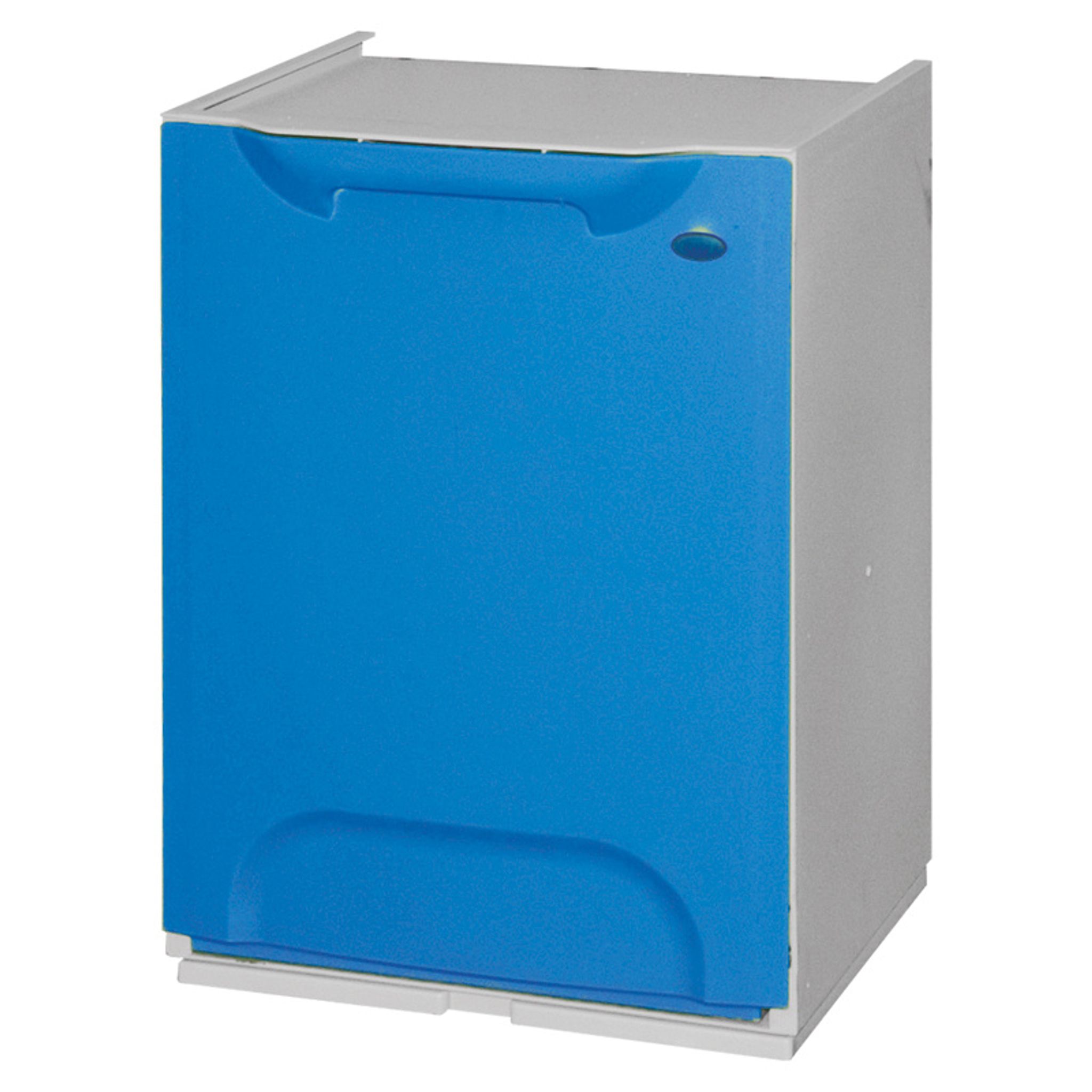 Plastik Mülleimer für Mülltrennung, 20 L, blau