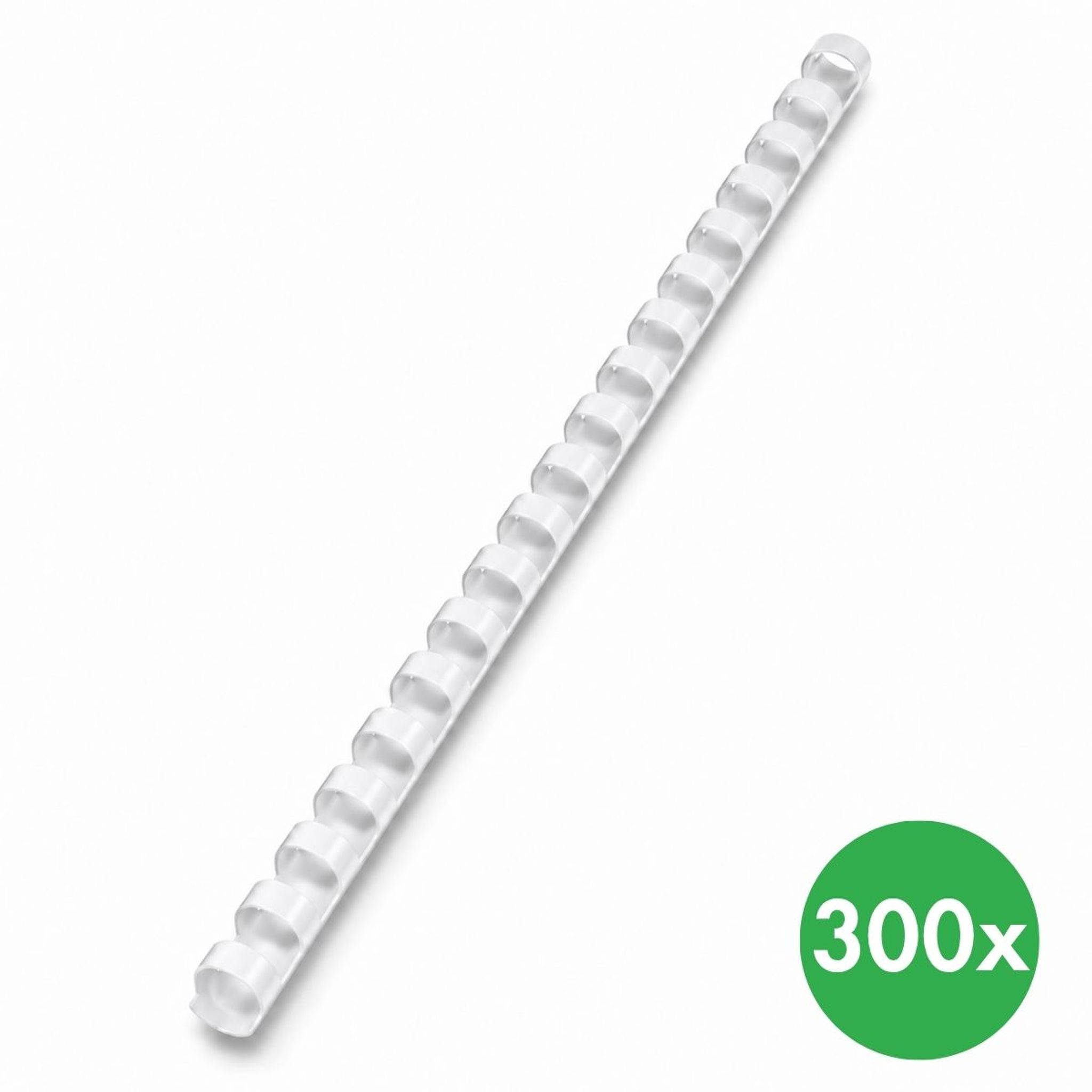 Plastikbinderücken 12 mm, Packung mit 300 Stück Plastikbinderücken 12 mm, Packung mit 300 Stück