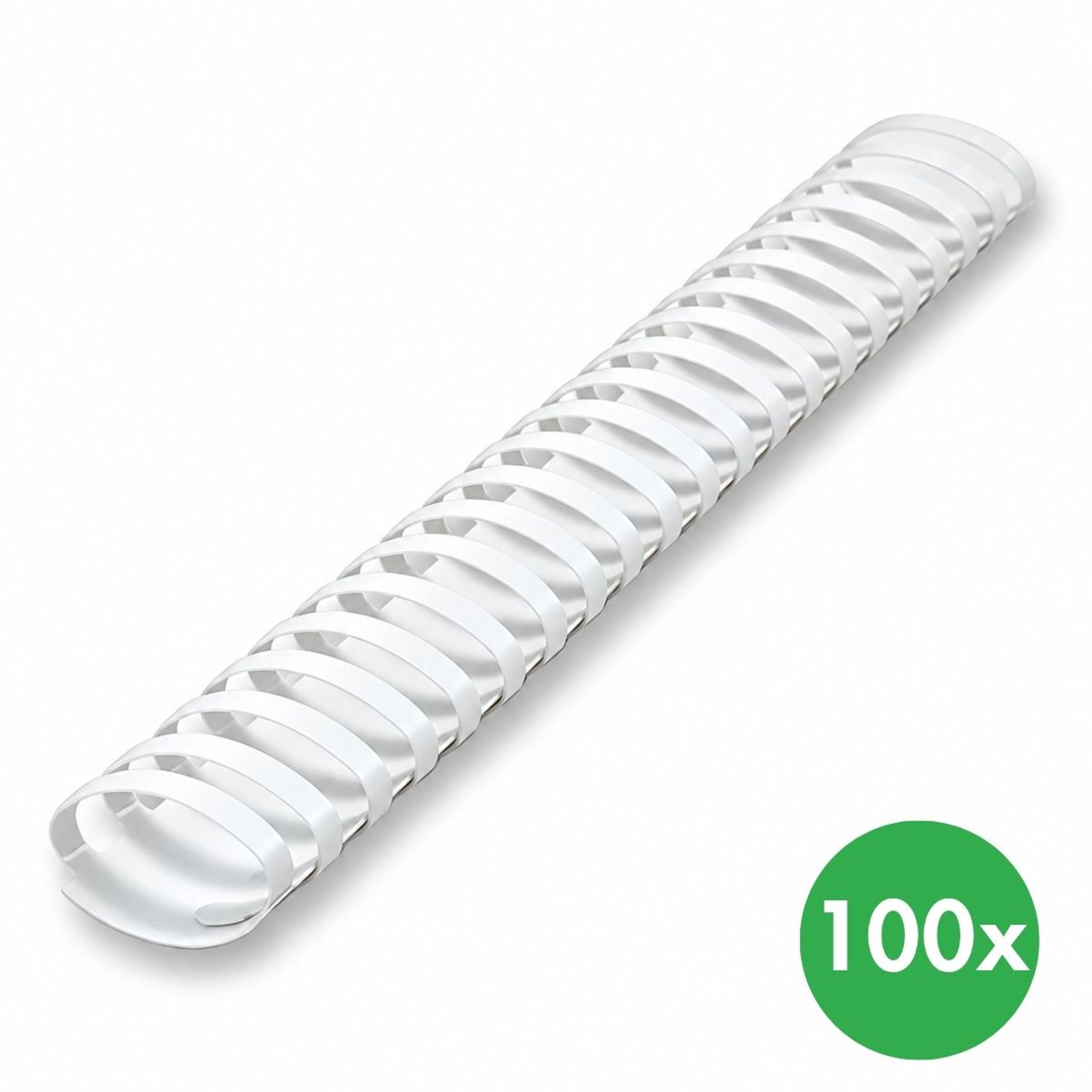 Plastikbinderücken 38 mm, Packung mit 100 Stück Plastikbinderücken 38 mm, Packung mit 100 Stück