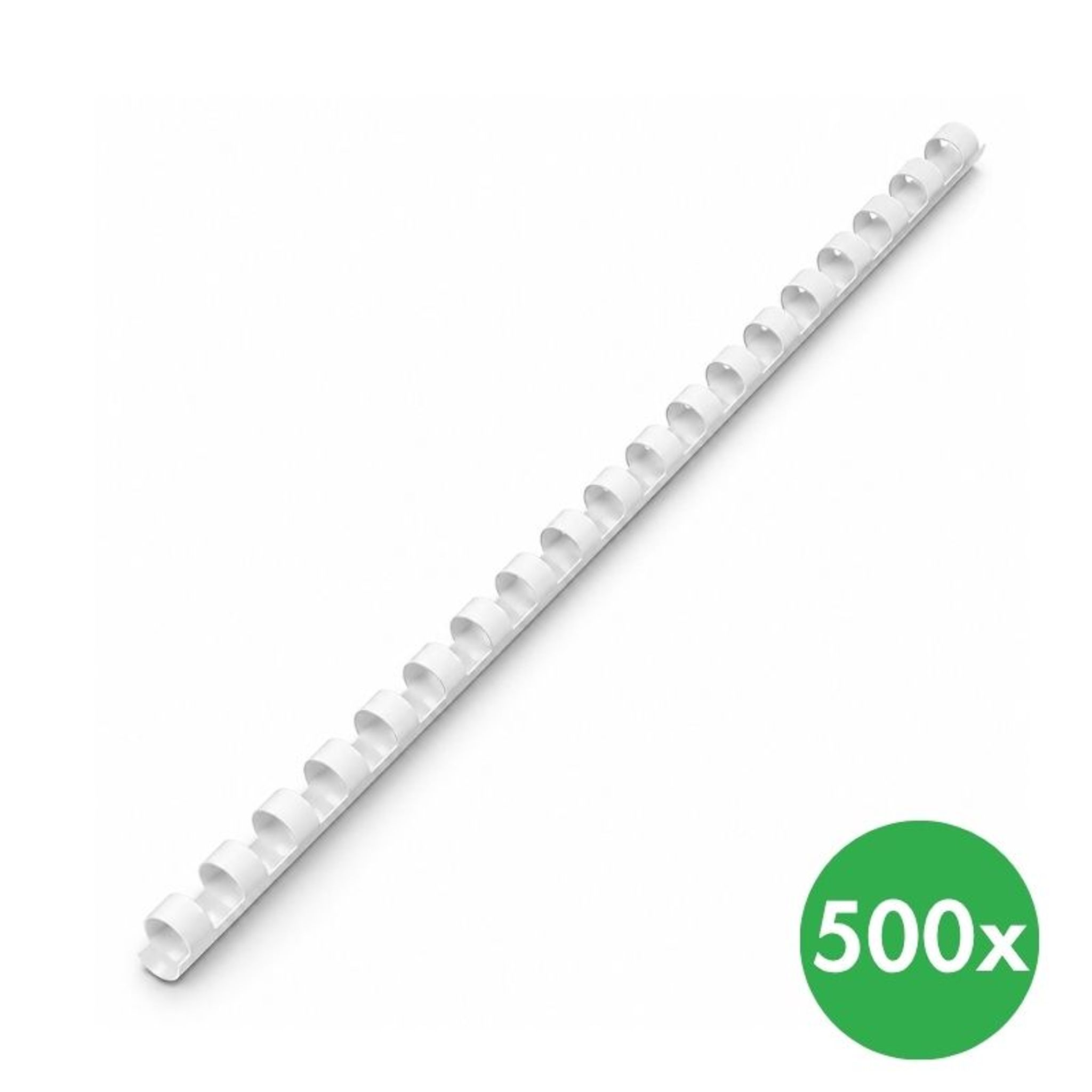 Plastikbinderücken 6 mm, Packung mit 500 Stück