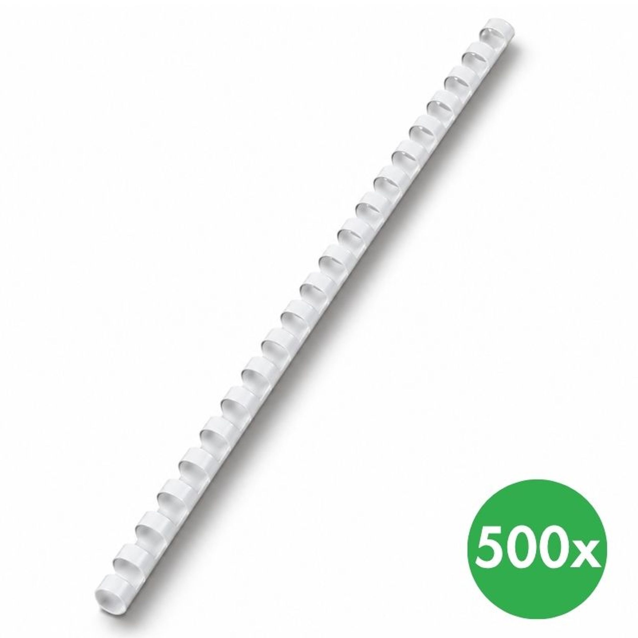 Plastikbinderücken 8 mm, Packung mit 500 Stück Plastikbinderücken 8 mm, Packung mit 500 Stück