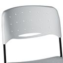 Plastikowe krzesło SQUARE, biały