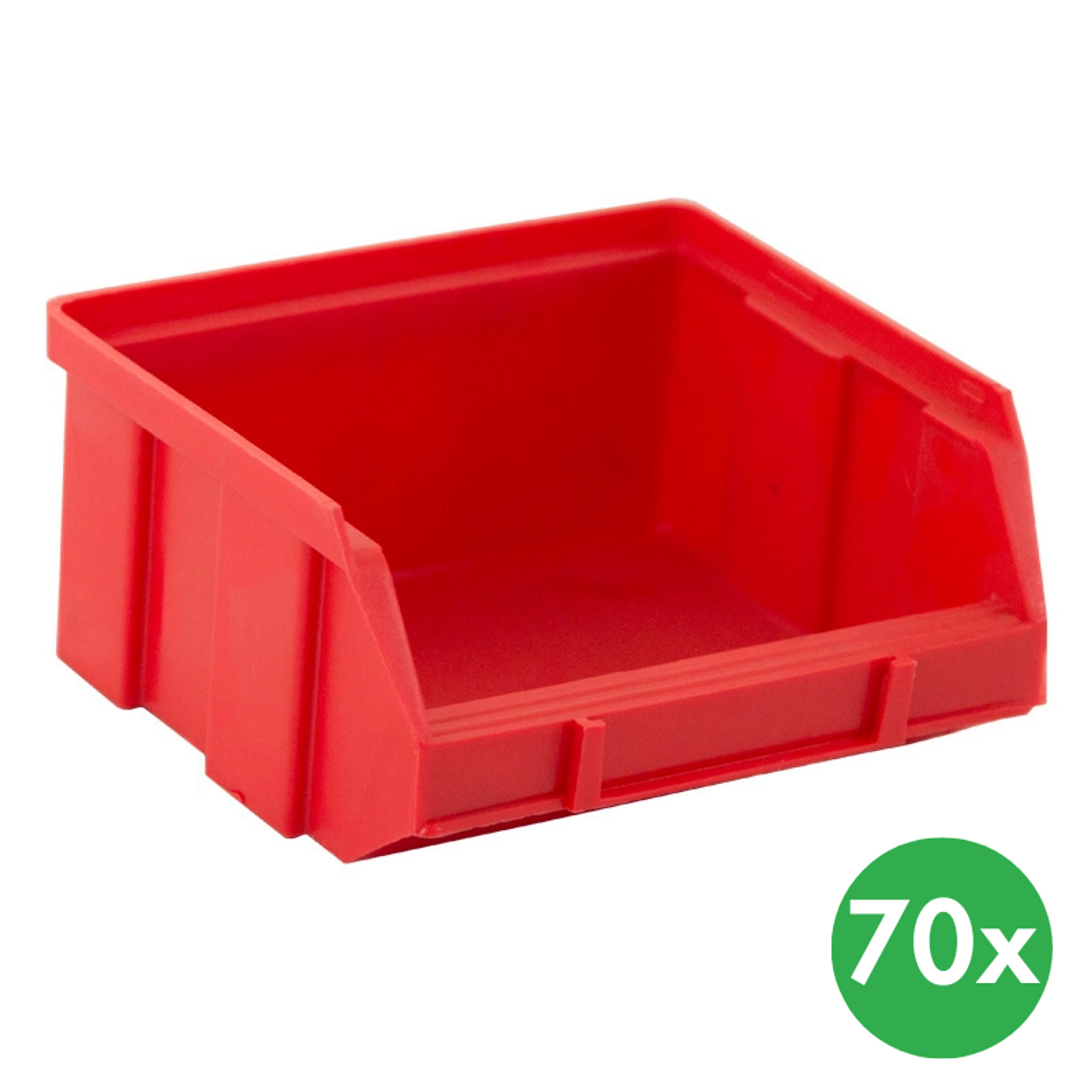 Plastikowe pojemniki BASIC, 100 x 95 x 50 mm, 70 szt.