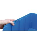 Plastikowy pojemniki COMPACT, 210 x 350 x 150 mm, niebieski