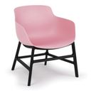 Plastová bistro stolička BARI, ružová