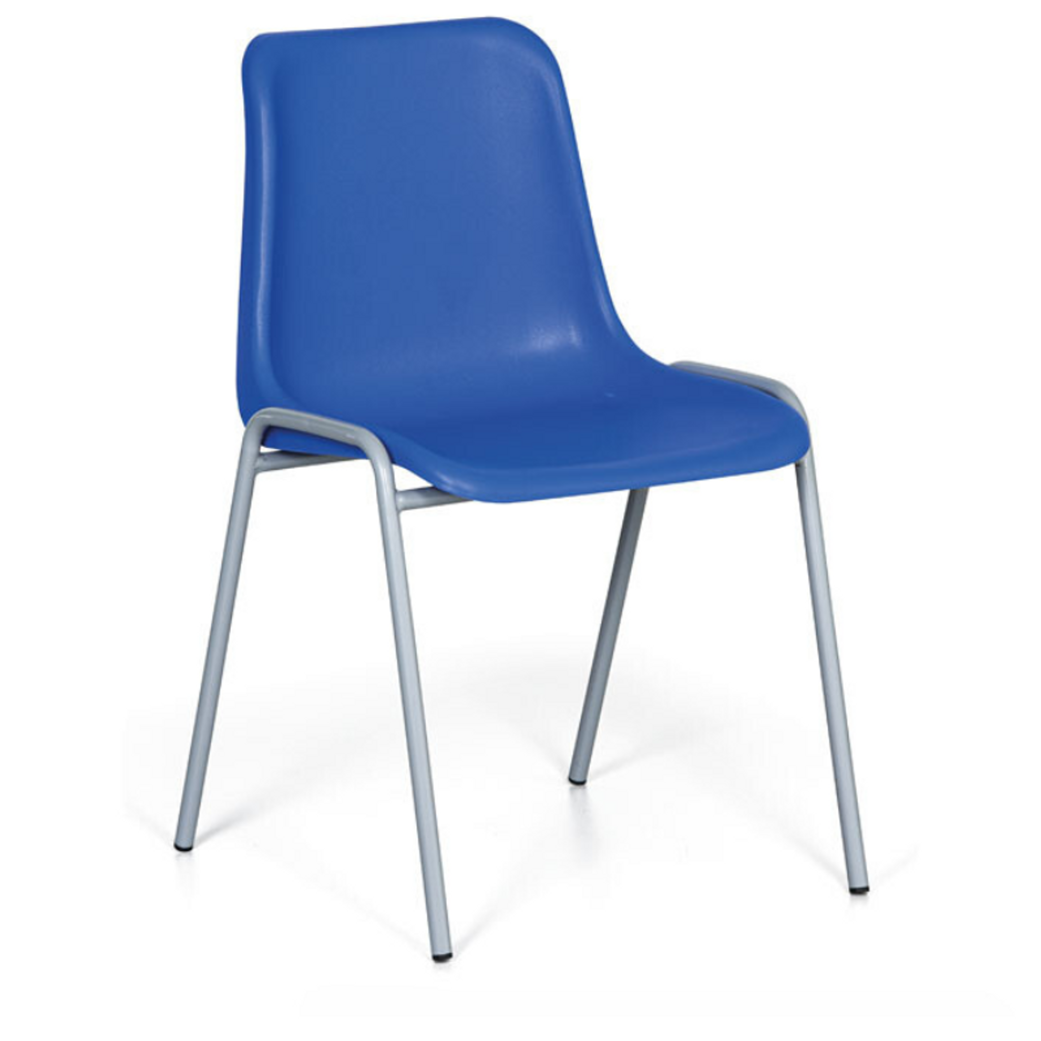 Plastová jedálenská stolička AMADOR, modrá