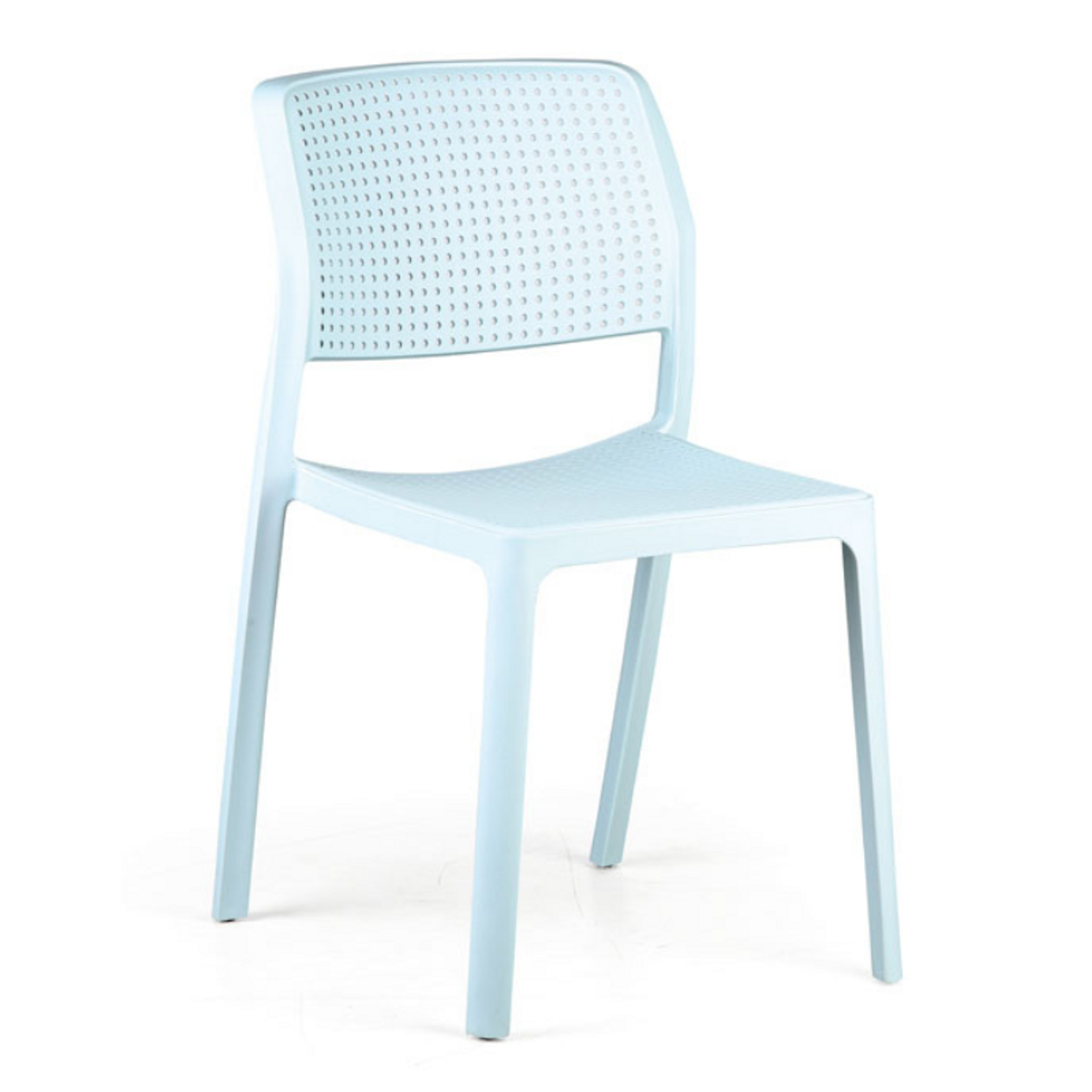 Plastová jedálenská stolička NELA, zelená