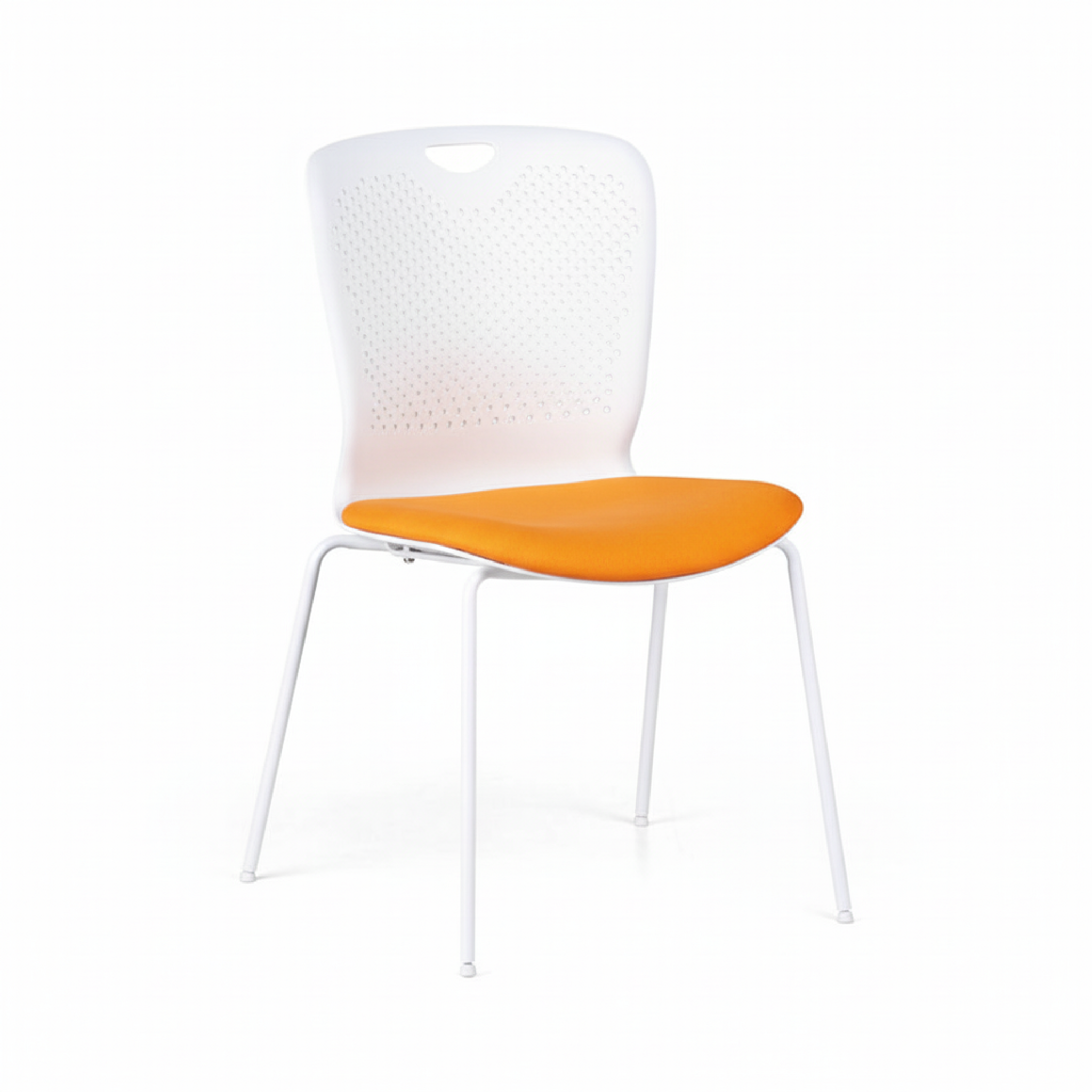 Plastová konferenční židle OPEN, bílá