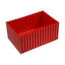 Plastová krabička na nářadí 70-150x100 mm, červená