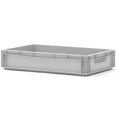 Plastová prepravka, otvorené rukoväte, 600 x 400 x 170 mm