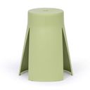 Plastová stolička RIKO, zelená