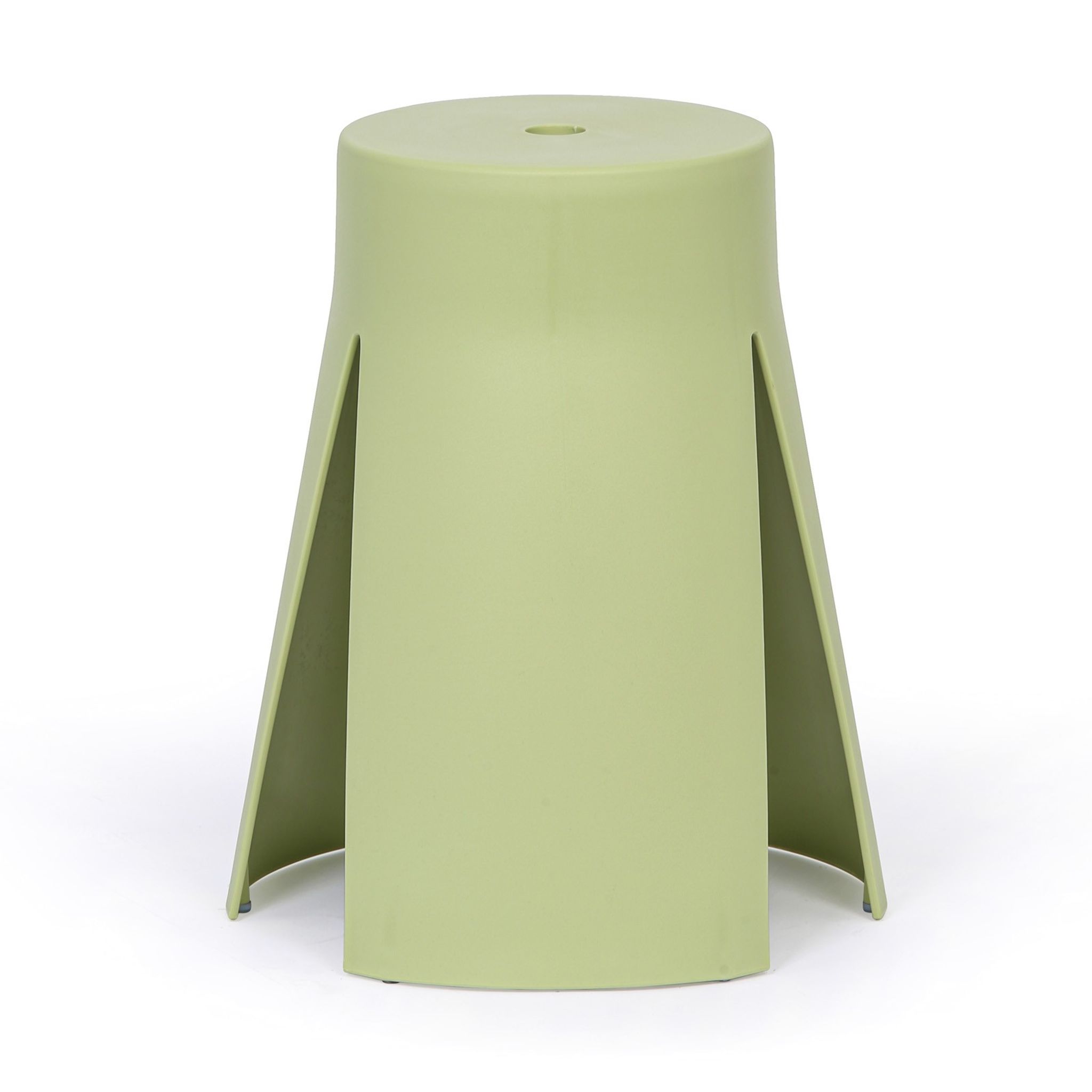 Plastová stolička RIKO, zelená