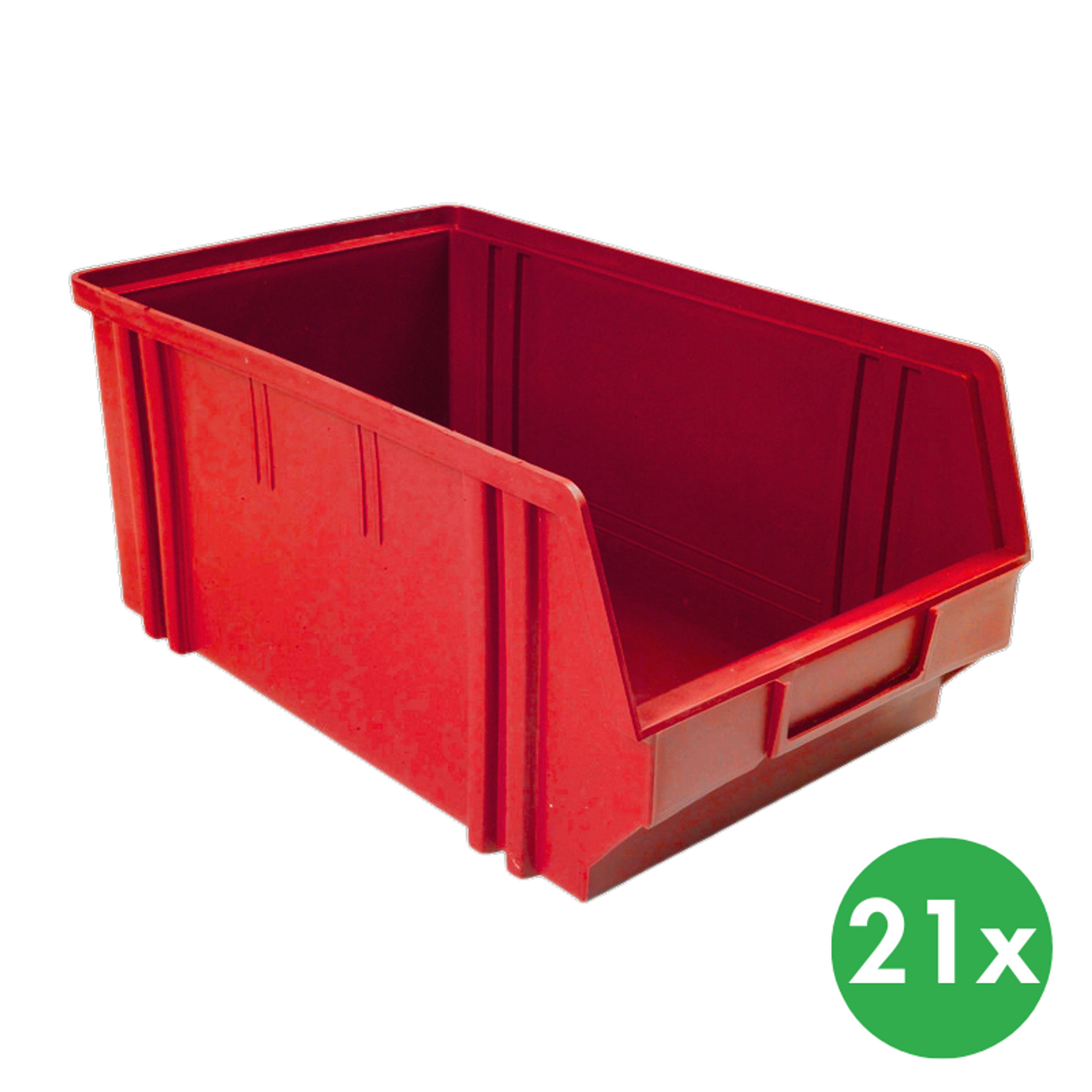 Plastové boxy BASIC, 205 x 335 x 149 mm, 21 ks