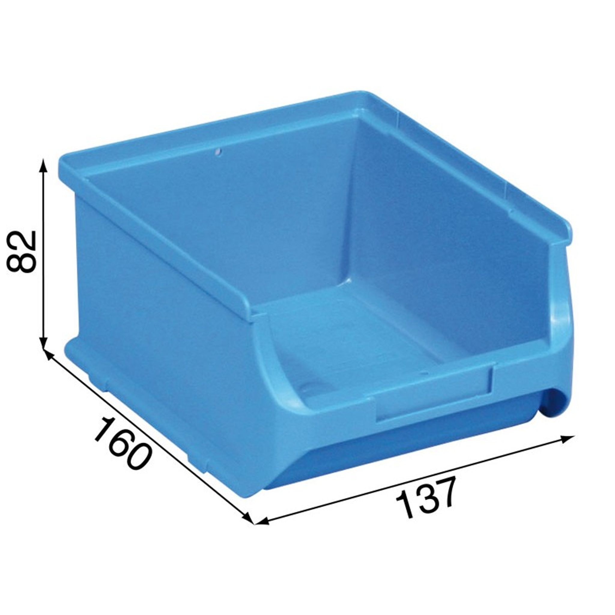 Plastové boxy na drobný materiál - 137 x 160 x 82 mm