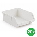 Plastové boxy pre perforovaný panel ELEMENT SYSTEM, 20 ks