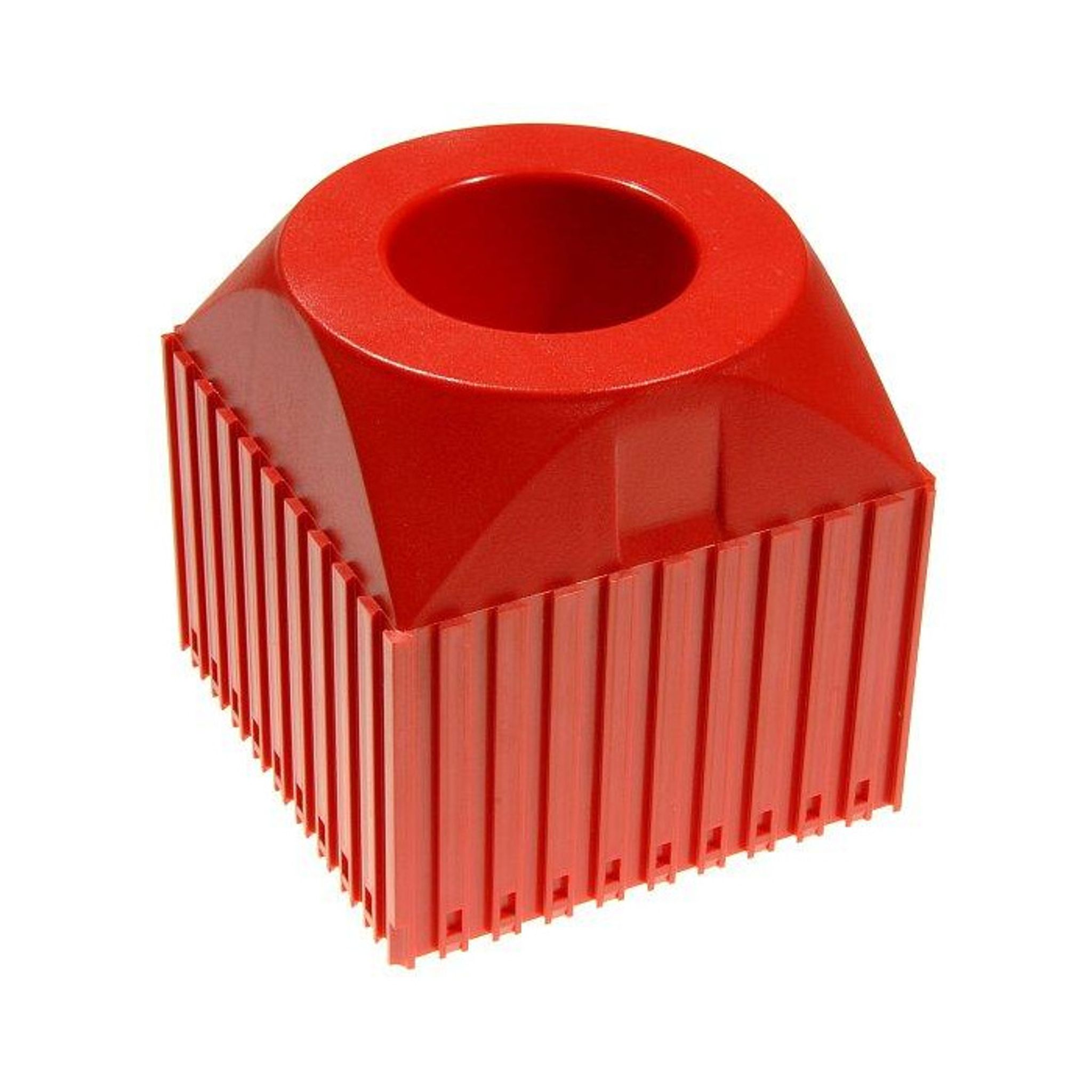 Plastový box pre upínač nástroja VDI 50, modul 10x10, 1 dutina, červená